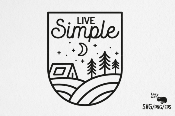 Download Live Simple Camping SVG Design - Camping Collection