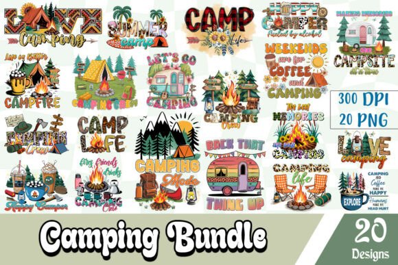 Download Camping Sublimation Bundle - Camping Collection